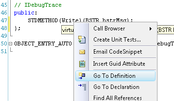 Visual Studio の ATL コンポーネントウィザードで COM+ コンポーネントを作る方法