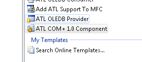 Visual Studio の ATL コンポーネントウィザードで COM+ コンポーネントを作る方法