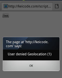 HTML5 Geolocation